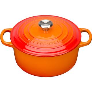 Le Creuset Signature Casserole round 22 cm orange