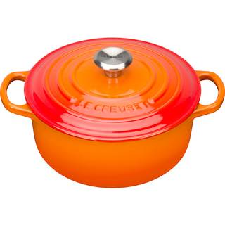 Le Creuset Bräter Signature Rund Gusseisen Ofenrot 20cm