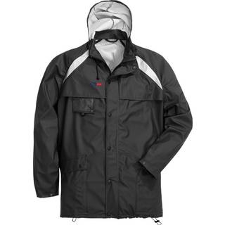 Fristads 100561 Regnjakke 432 RS / Arbejdsregnjakke Sort 2XL