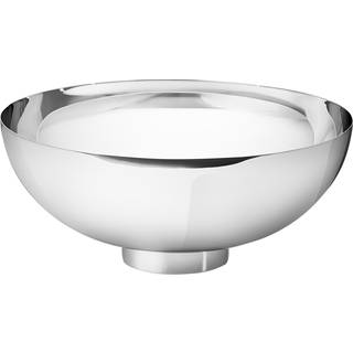 ILSE skål, stor, Georg Jensen, Blankt rustfrit stål