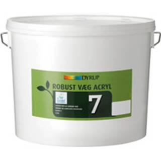 DYRUP Vægmaling Robust Akryl Glans 07 - 10 liter - Råhvid (833)