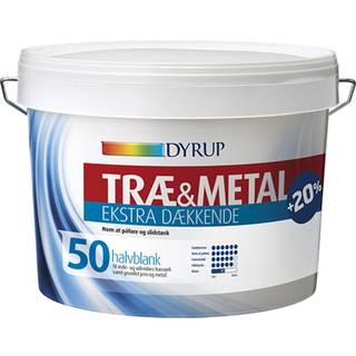 Dyrup træ & metal 50 2,7 hvid ekstra dækkende 2350-800-23