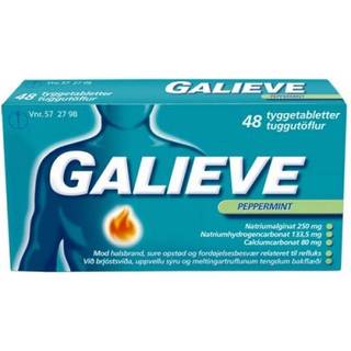 Galieve Peppermint 250+133,5+80 mg 48 stk Tyggetabletter