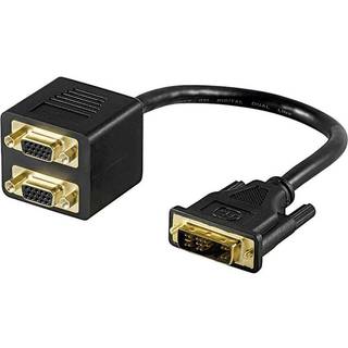 Goobay DVI-A Stik til 2x SVGA Stik