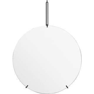 Moebe Wall Mirror Spejl Ø70 - Vægspejle Stål Hvid - WMWH70