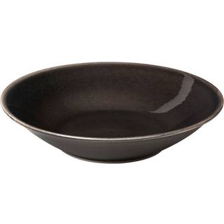 Broste Copenhagen Nordic coal dyb tallerken Ø: 22,5 cm.