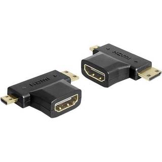 DeLOCK HDMI til mini HDMi & micro HDMI adapter - 4K, Ultra HD @ 30 Hz