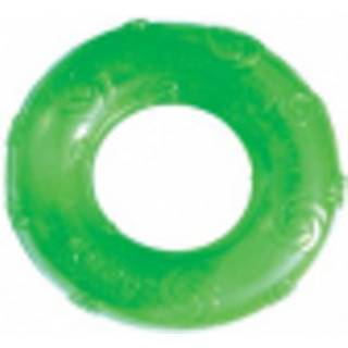 Kong - Squeezz Ring - Strong Squeaky Dog Toy Bounces and Squeaks, selvom punkteret - til store hunde (forskellige farver)