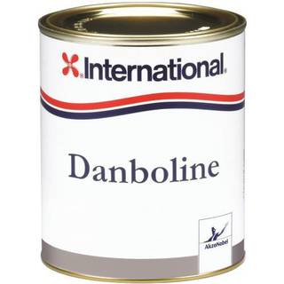 Dørkfarve / kølsvinsfarve International Danboline, 0.75 liter - grå, 0.75 liter - hvid