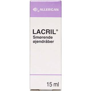 Lacril smørende øjendråber 15 ml