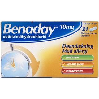 Benaday Tabletter 10 mg - 21 stk.