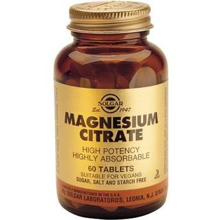 Solgar - Magnesiumcitrat 200 mg, 120 tabletter