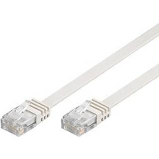 GOOBAY Patchkabel Fladt RJ45 CAT6 UTP Hvid 7.0 m.