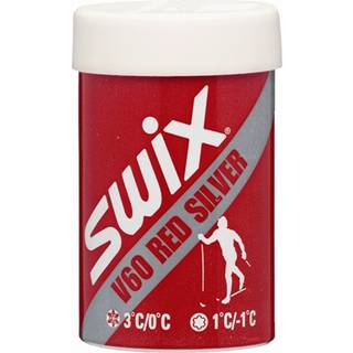Swix V60 Red/Silver Hardwax 0/+3C, 45g  Unspecified, OneSize