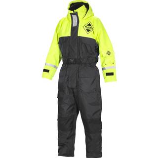 Flydedragt Fladen Fishing 845 50N, sort/gul, Large (80 - 100 kg)