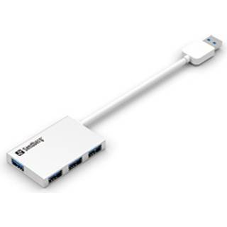 Sandberg 3.0 USB-hub sølv