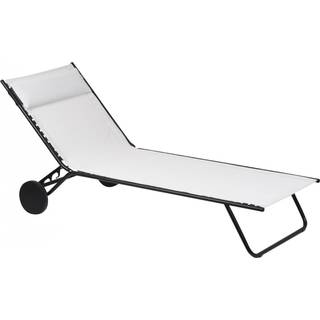 Lafuma Miami Solseng Ecume/black - Liggestole og Solsenge Stål Duo Ecume - LFM2720-6900