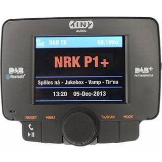 Tiny Audio C3 - DAB+/DAB/FM-adapter m. Bluetooth