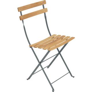 Fermob - Bistro Stol Natural Frosted Lemon A6 - Havestole - Gul - Metal/Træ