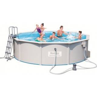 Bestway Hydrium 460 x 120 cm stål pool m/sandfilter, stige mv