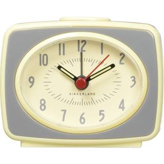 Kikkerland Small Classic Alarm Clock Grey (AC14-GR-EU)