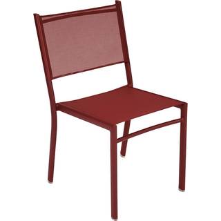 Fermob - Costa Chair Stereo - Udendørs spisebordsstole - Grå - Metal/Tekstilmateriale