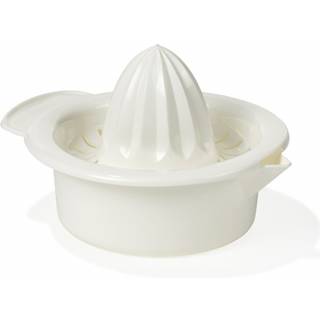 Citruspresser med skål hvid plast