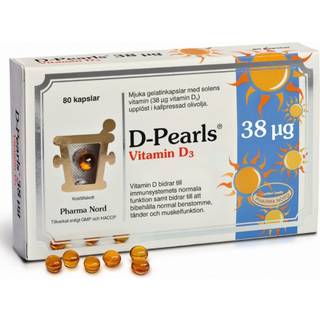 Pharma Nord D-Pearls Vitamin D3 38 mcg, 80 kapsler