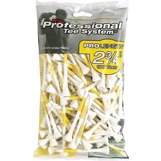 Træ tees hvide 2 3/4" 69mm 100pk.