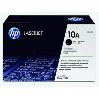 HP Q2610A / 10A Black Toner - Lasertoner Sort