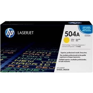 HP 504A / CE252A Yellow Toner - Lasertoner Gul