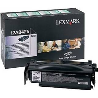 Lexmark Tonerkassette sort 12.000 sider, høj kapacitet, return 12A8425