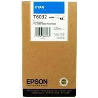 Epson T6032 Cyan Ink - Blækpatron Cyan