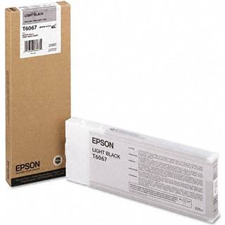 Epson Light Black 220 ml blækpatron T6067 - Epson Pro 4800/4880