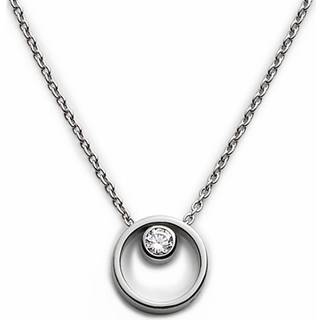 Necklace - Silver - --