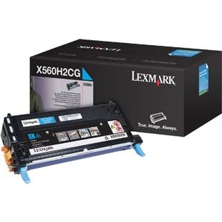WL Tonerkassette cyan 10.000 sider, høj kapacitet LX560C Erstatter X560H2CG
