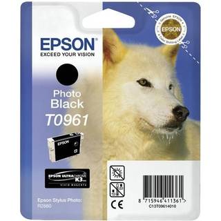 Epson T0961 - C13T09614010 blækpatron foto sort 11,4 ml, original