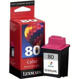 Kompatibel blækpatron Lexmark 80 - 12A1980 3-farvet 22ml