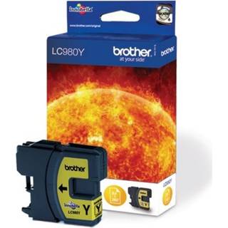 Brother LC 980 Y - Gul 5,2 ml - Original blækpatron LC980Y