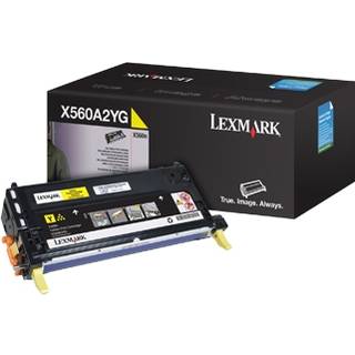 Lexmark Tonerkassette gul 4.000 sider X560A2YG