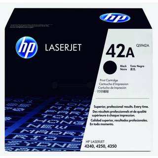 HP 42A Q5942A Sort Lasertoner, 10.000 sider