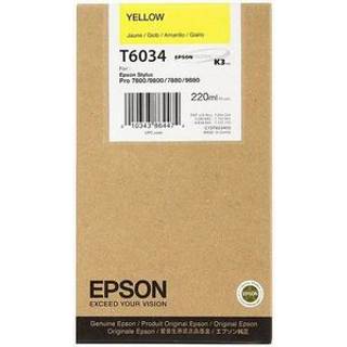 Epson Yellow T6034 - 220 ml blækpatron