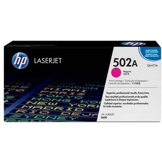 Q6473A HP 502A TONER CARTRIDGE MAGENTA FOR COLOR LASERJET 3600DN