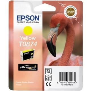 Epson T0874 C13T08744010 Gul Blækpatron, 925 sider