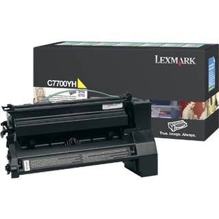 Lexmark Tonerkassette gul 10.000 sider, høj kapacitet return C7700YH