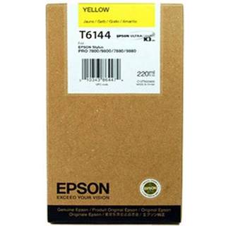 Epson Blæk Gul 220ml T614 - Stylus Pro 4450