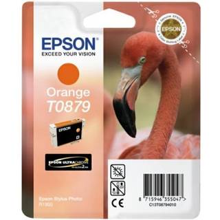 Original Epson T0879 orange blækpatron bulk