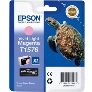 Epson T1577 Ink Cartridge - Light Black - Blækpatron Lys sort