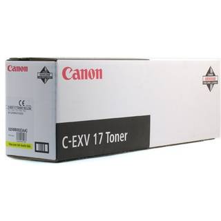 Gul lasertoner C-EXV17 - Canon - 30.000 sider.