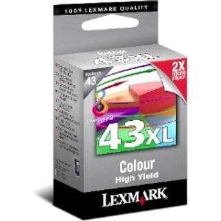 18YX143E LEXMARK 43XL INK CARTRIDGE COLOR HIGH YIELD FOR P-350